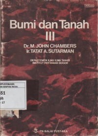 Image of Bumi dan Tanah III