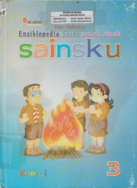 Image of Ensiklopedia Sains untuk Anak Sainsku : Energi Jilid 3