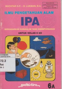 Image of Ilmu Pengetahuan Alam Kelas 6A