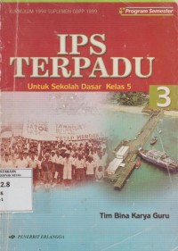 Image of IPS Terpadu Jilid 3 Untuk Sekolah Dasar Kelas 5