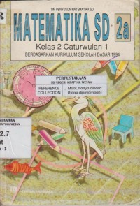Image of Matematika SD Kelas 2a Caturwulan 1
