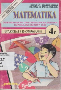Image of Matematika untuk kelas 4 SD Caturwulan III