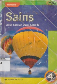 Image of Sains Untuk Sekolah Dasar Kelas IV