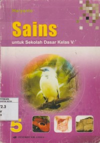 Image of Sains untuk Sekolah Dasar Kelas V